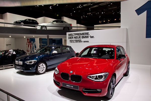 Weltpremiere auf der IAA 2011: die neue BMW 1er-Reihe