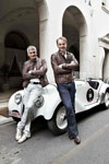 Adrian van Hooydonk und Alfredo Hberli fuhren gemeinsam im BMW 328 das berhmte Oldtimer-Rennen.