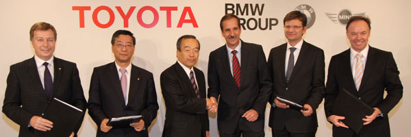 Gemeinsame Pressekonferenz BMW Group, Toyota Motor Corporation und Toyota Motor Europe Unterzeichnung der Absichtserklrung