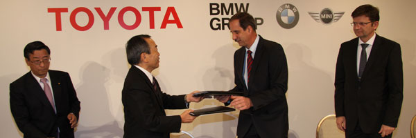 Gemeinsame Pressekonferenz BMW Group, Toyota Motor Corporation und Toyota Motor Europe Unterzeichnung der Absichtserklrung