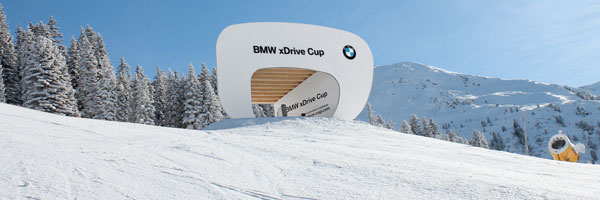 BMW xDrive Cup Starthaus fr den Riesenslalom