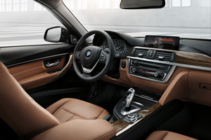 BMW 3er Touring - Innenraum, Leder Dakota Sattelbraun mit Exklusivnaht