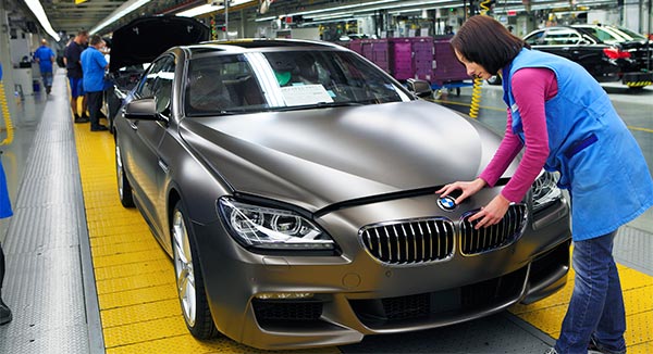 BMW Werk Dingolfing,Montage BMW 6er Gran Coup, Finish