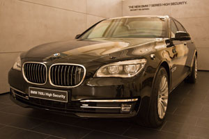 BMW 760Li High Security bei seiner Prsentation in St. Petersburg