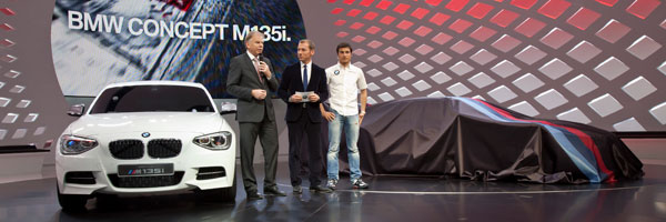 Genf, Schweiz, 06.03.2012, 82. Genfer Auto Salon: BMW Concept M135i, Dr. Friedrich Nitschke, Bruno Spengler