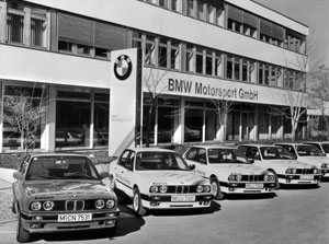 Das Gebäude der BMW Motorsport GmbH, 1990