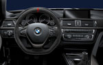BMW M Performance Lenkrad Alcantara mit Blende Carbon