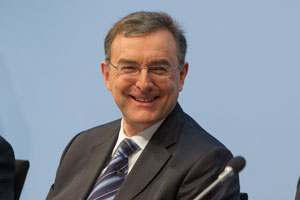 Dr. Norbert Reithofer, Vorsitzender des Vorstands der BMW AG. BMW Group Bilanzpressekonferenz am 13. März 2012 in München