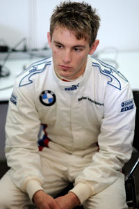 Marco Wittmann, hier bei einem BMW M3 DTM Test in Monteblanco (Spanien), 7. Dezember 2011.