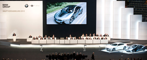92. ordentliche Hauptversammlung der BMW AG am 16. Mai 2012 in der Olympiahalle in Mnchen