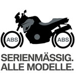 ABS ab sofort Serie in allen BMW Motorr&auml;dern