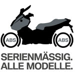 ABS ab sofort Serie in allen BMW Motorr&auml;dern