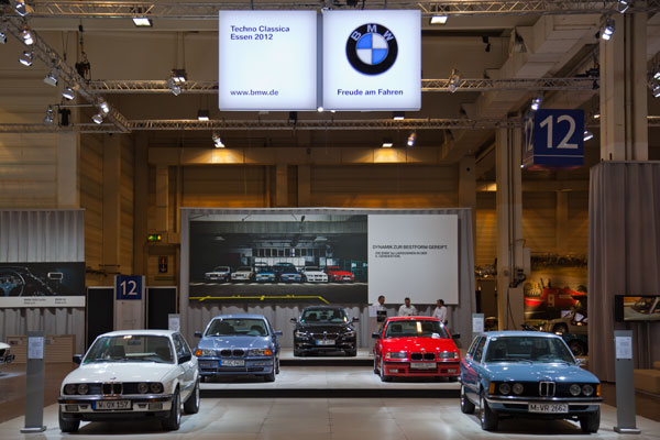 BMW 3er-Generationen auf der Techno Classica 2012 in Essen