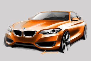 BMW 2er Coupe, Designskizze