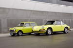 Classic Mini und Porsche 911.