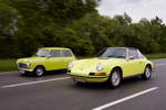 Classic Mini und Porsche 911.