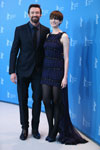 Hugh Jackman und Anne Hathaway bei der 'The Miserable' Presse Konferenz im Gran Hyatt Hotel Berlin