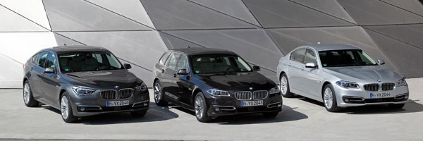 BMW 5er GT, 5er Touring und 5er Limousine nach dem Facelift 2013