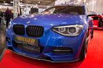 Essen Motor Show 2013: BMW M135i in Estorilblau metallic mit Tuning-Komponenten der Firma Rieger