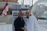 Les Voiles de Saint-Tropez 2013 - Dr. Nicolas Peter, Leiter BMW Group Vertriebsregion Europa, und Lock Peyron, BMW Yachtsport Botschafter