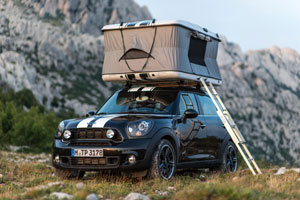 Der MINI Countryman ALL4 Camp.