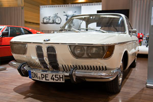 BMW 2000 CS, ausgestellt vom BMW 02 Club e.V., Besitzer: Manfred Pecks, Techno Classica 2013