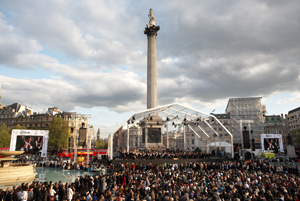 'BMW LSO Open Air Classics' auf dem Trafalgar Square, London, 2012