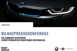 BMW Bilanzpressekonferenz 2014