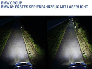 BMW BPK 2014: BMW i8: erstes Serienfahrzeug mit Laserlicht