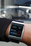 Samsung Galaxy Gear mit BMW i Remote App Funktionen