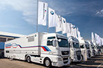 BMW Team Trucks des BMW Teams MTEK am Hockenheimring