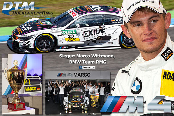 Herzlichen Glückwunsch an Marco Wittmann, das BMW Team RMG und BMW zum DTM Sieg am Hockenheimring im Mai 2014.