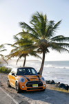 MINI Cooper S (F56) in Volcanic Orange on location in Puerto Rico