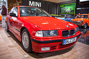 BMW 325i Limousine (E36), Baujahr 1991, ausgestellt vom BMW 3er Club E36 e.V.