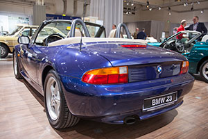 BMW Z3 roadster 1,9 (E36/7), ausgestellt vom BMW Z3 roadster Club e. V., Techno Classica 2014
