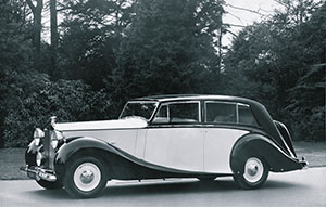 Die BMW Group Classic auf der Techno Classica 2014. Rolls-Royce Silver Wraith 1947-1958.