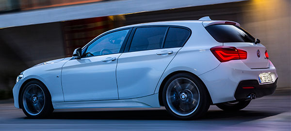 BMW 1er mit BMW M Sportpaket, Facelift 2015 (Modell F20 LCI)