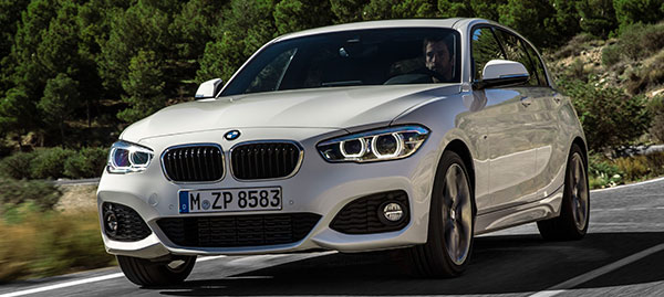 BMW 1er mit BMW M Sportpaket, Facelift 2015 (Modell F20 LCI)