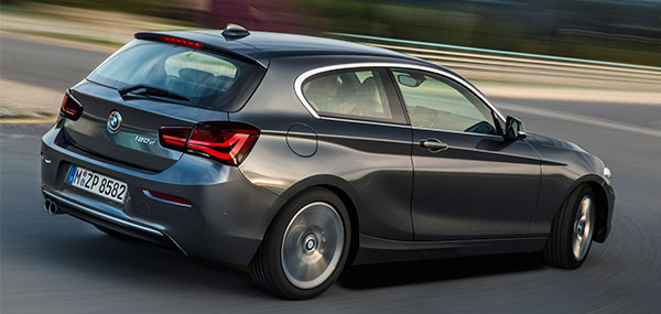 BMW 1er, Urban Line, 3-Türer, Facelift 2015 (Modell F21 LCI)