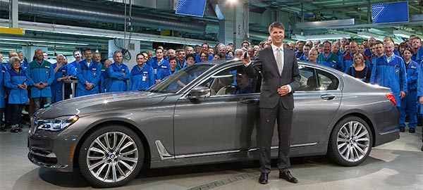 Produktionsstart der neuen BMW 7er Reihe im Werk Dingolfing - Harald Krüger, Vorsitzender des Vorstands der BMW AG