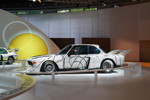 Das BMW Art Car von Frank Stella in der Sonderausstellung zu den BMW Art Cars am Concorso d'Eleganza-Wochenende.