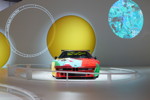 Das BMW Art Car von Andy Warhol in der Sonderausstellung zu den BMW Art Cars am Concorso d'Eleganza-Wochenende.
