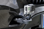 BMW X1 mit M Performance Track Fix fr GoPro Kameras.