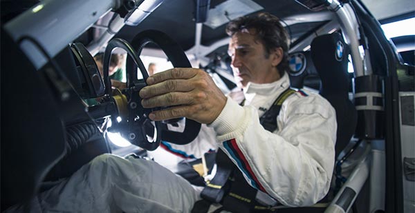 BMW Z4 GT3, Alessandro Zanardi im Cockpit