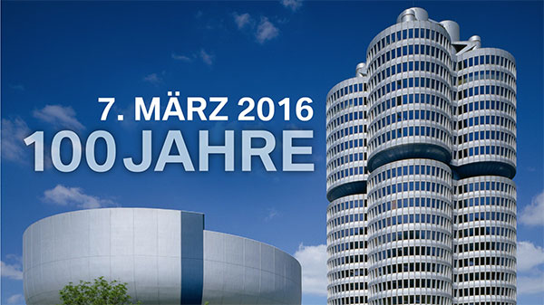 BMW Bilanzpressekonferenz 2015 - 100 Jahre BMW am 7. März 2016