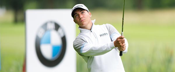 23. Juni 2015: Dominic Foos ist knftig als BMW Golfsport Botschafter am Start.