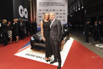 Dominic Raacke und Freundin Alexandra Rohleder, GQ Maenner des Jahres 2015 in der komischen Oper in Berlin am 05.11.2015 width=