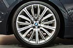 BMW 730d auf 20 Zoll Leichtmetallrädern V-Speiche 628 Bi-Color mit Mischbereifung und Notlaufeigenschaften