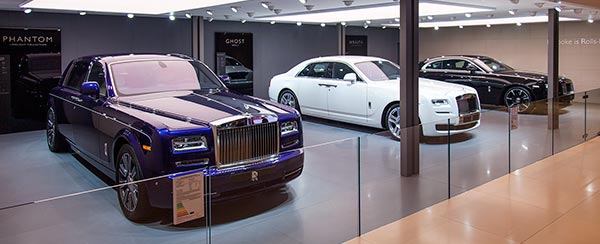 Rolls-Royce Messestand auf der IAA 2015 in Frankfurt
