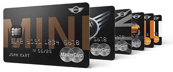 Die neuen MINI Kreditkarten 2015 - mit DriveNow Mitgliedschaft und Fahrzeugffnungsfunktion der DriveNow Fahrzeuge
